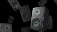 3D Music Speakers Falling Down