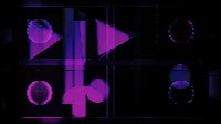 Abstract Purple Modern Art Inspired Geometric Video Background