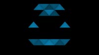 EDM Triangles Morphing Blue