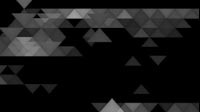 EDM Triangles Scroll Horizontal White