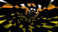 EDM Triangles Spiral Orange Yellow