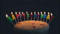 Happy Birthday Cake Cinemagraph 1