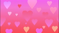 Pastel Colored Hearts Background For Valentines Day