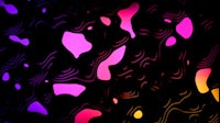 Playful Modern Colored Looping Abstract Video Background