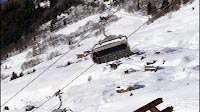 Ski Lift And Mountain Village