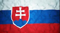 Slovakian Flag Video Loop