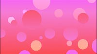 Slow Colored Circles On Pink Background