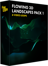 Flowing 3D Landscapes Pack 1