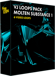 VJ Loops Pack Molten Substance 1