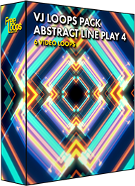 VJ Loops Pack Abstract Line Play 4
