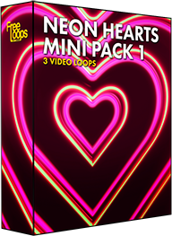 Neon Hearts Mini Pack 1