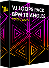 VJ Loops Pack BPM Triangles